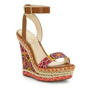 Jessica Simpson Embellished Alinda Wedge Sandal